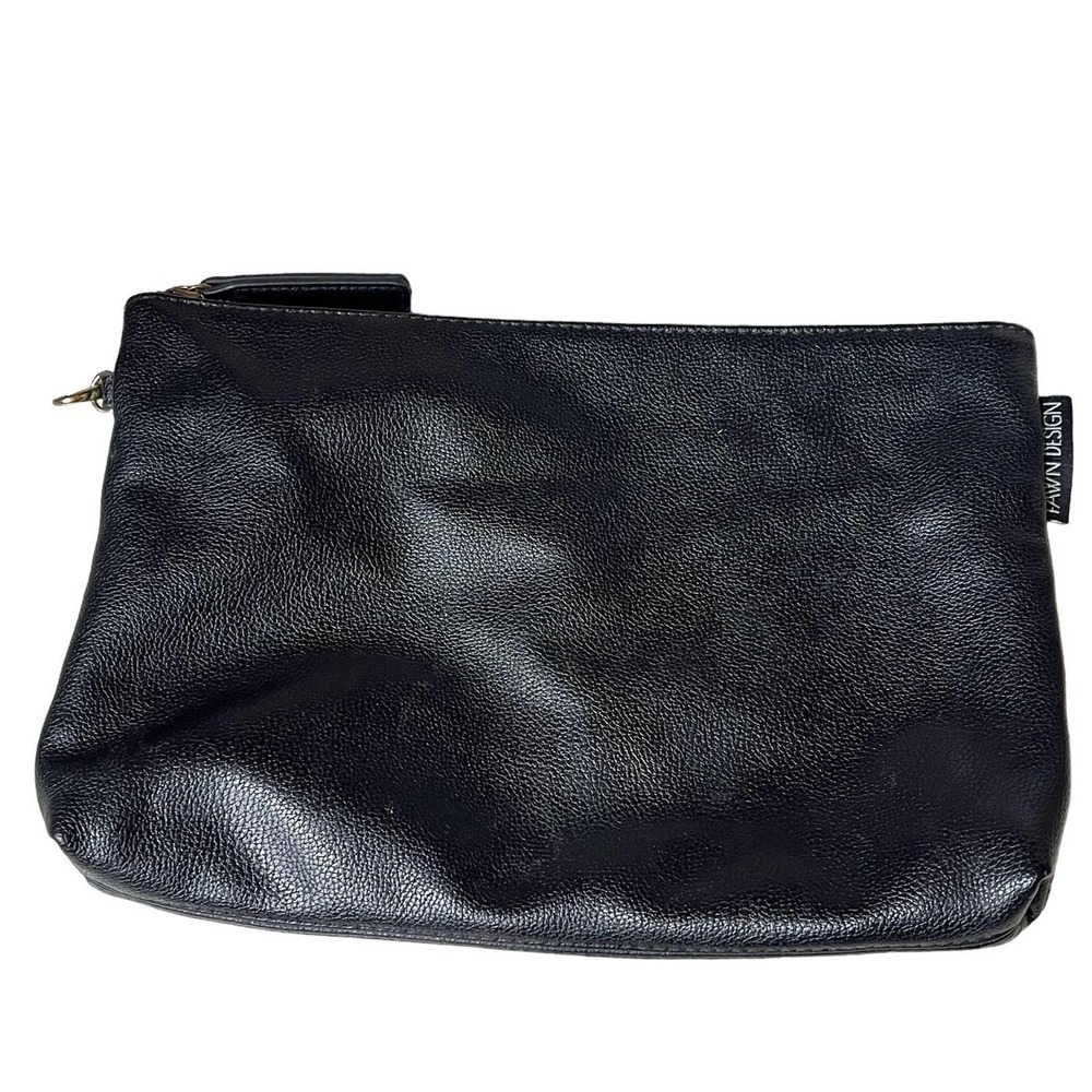 Fawn Designs Diaper Bag Vegan Leather Large Zipper Wristlet Pouch